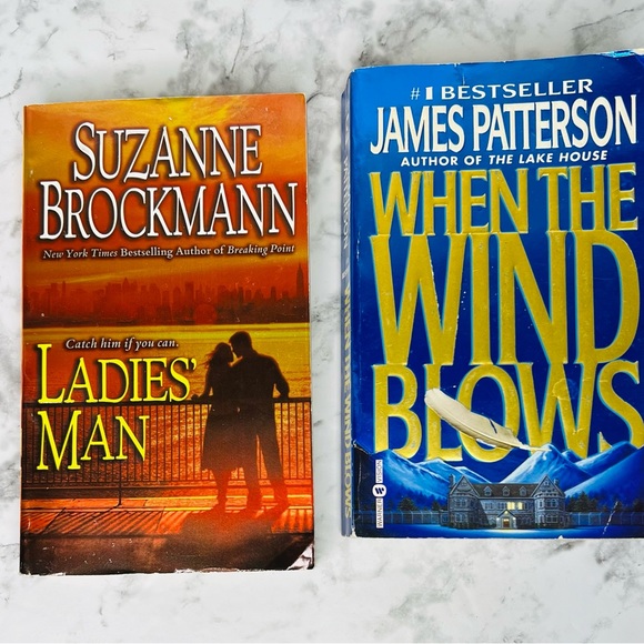 Set of 2 paperbacks Suzanne Brockmann James Patterson - Picture 1 of 6